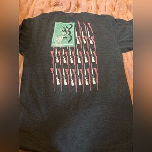 Browning Women's Short Sleeve Tee in Charcoal with Graphic